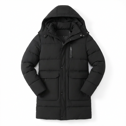 Winter Coat Men’s Insulated Cold-Weather Full-Zip