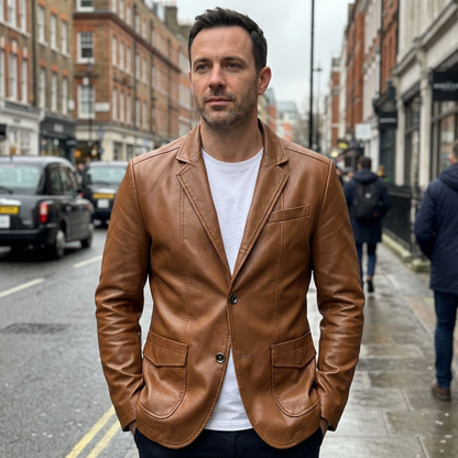 Jacket Men Bomber Style Flight Motorcycle Fit