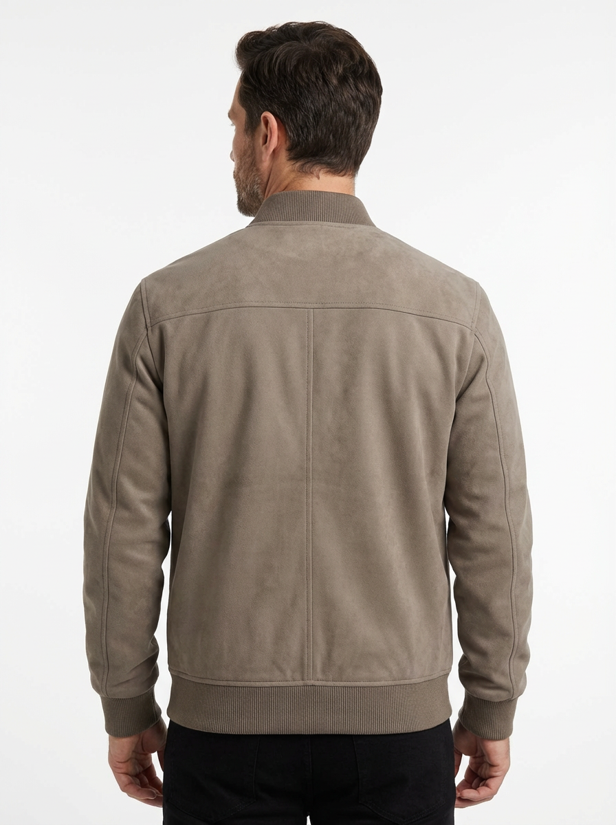 Jacket Men Long Sleeve Zipper Casual Fit