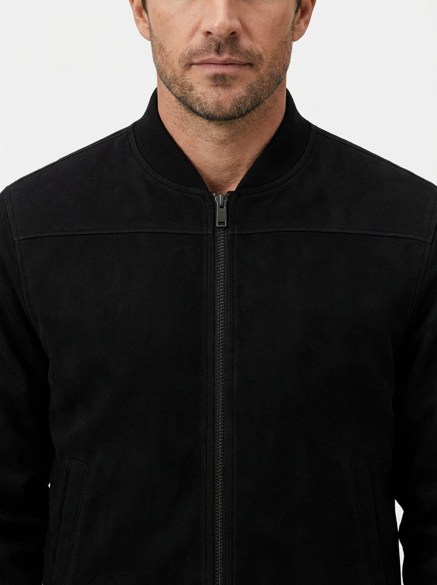 Jacket Men Long Sleeve Zipper Casual Fit