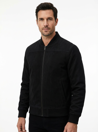 Jacket Men Long Sleeve Zipper Casual Fit