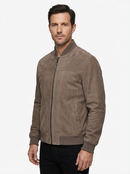 Jacket Men Long Sleeve Zipper Casual Fit