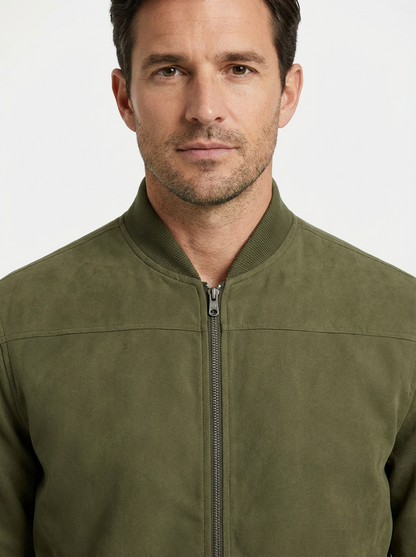 Jacket Men Long Sleeve Zipper Casual Fit