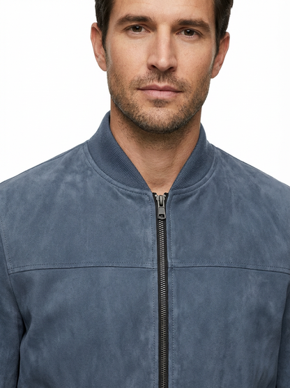 Jacket Men Long Sleeve Zipper Casual Fit