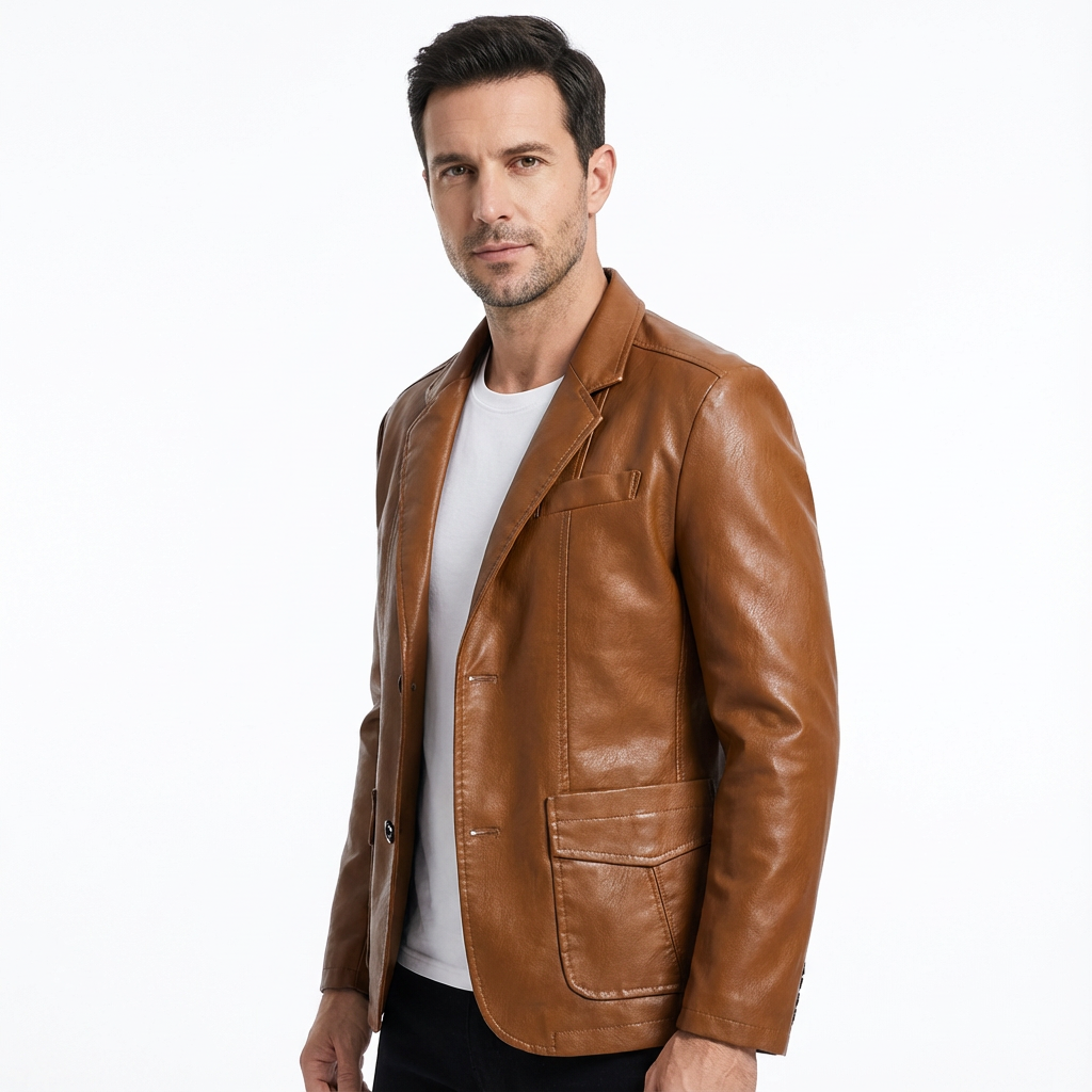 Jacket Men Bomber Style Flight Motorcycle Fit