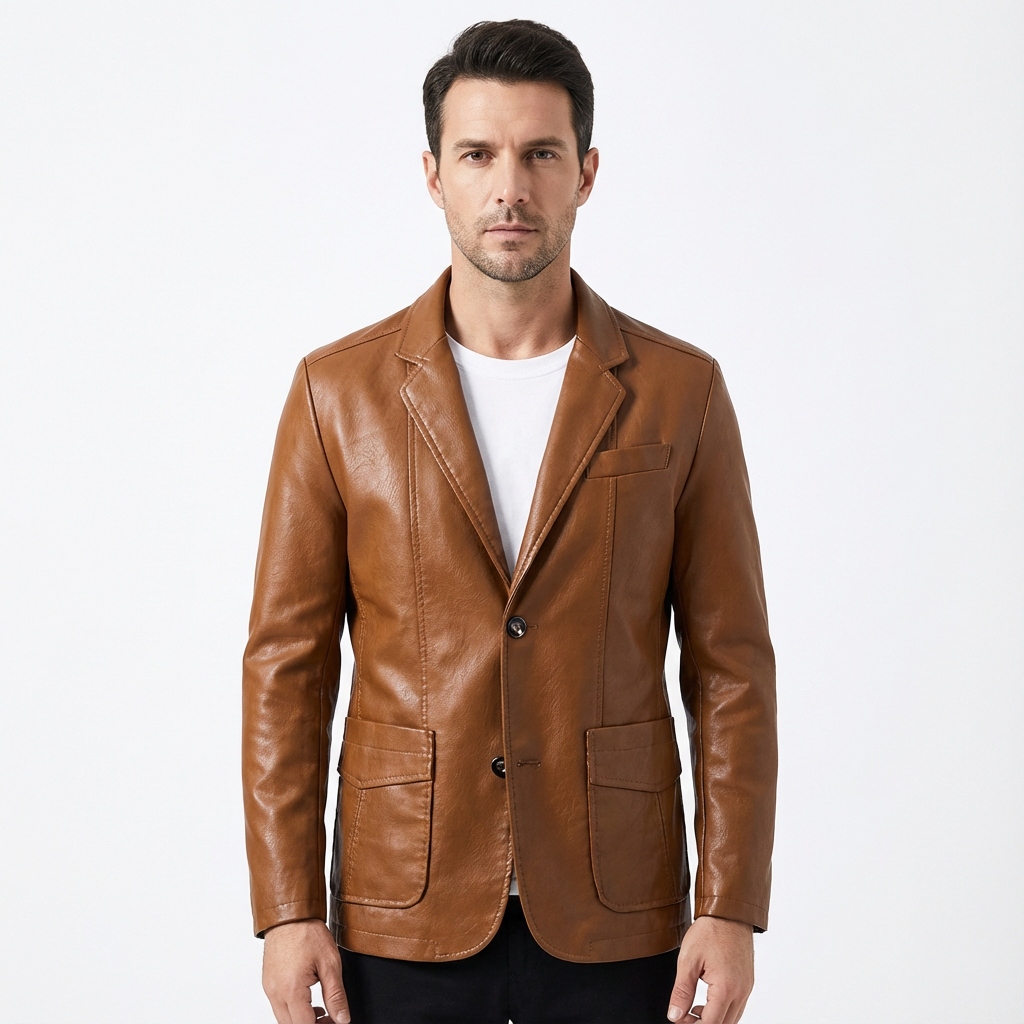 Jacket Men Bomber Style Flight Motorcycle Fit