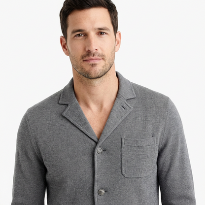 Business Blazer Men Slim Fit Structured Design