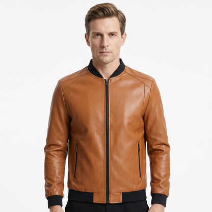 Jacket Men’s Lined Loose Fit Zipper Closure Preston Hartley