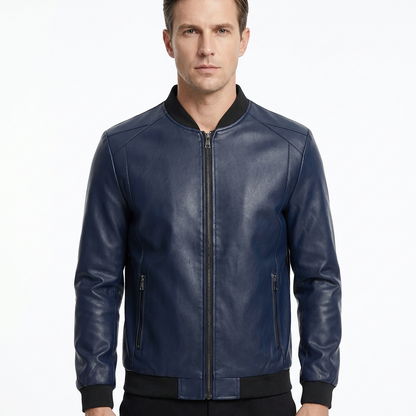 Jacket Men’s Lined Loose Fit Zipper Closure Preston Hartley