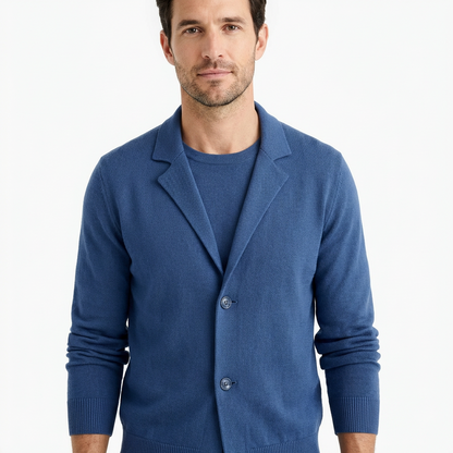 Business Blazer Men Slim Fit Structured Design