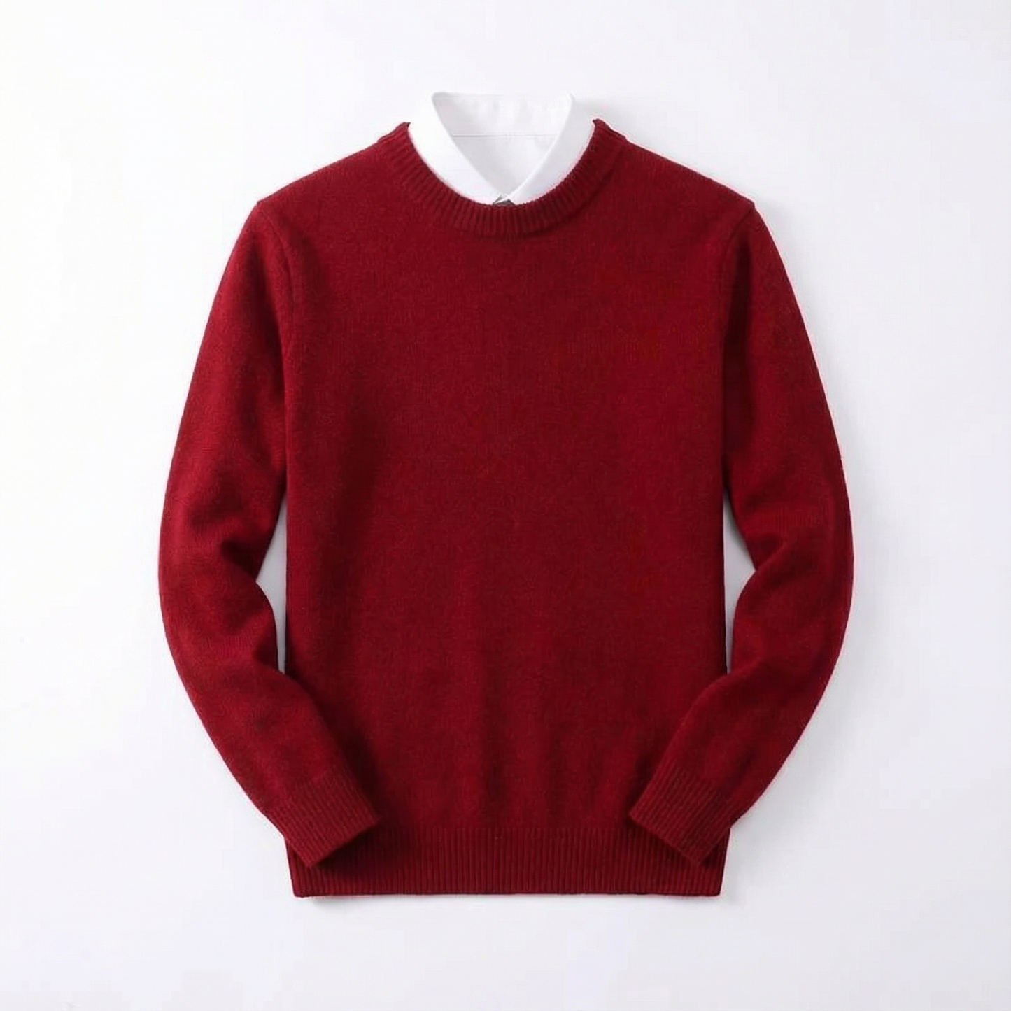 Sweater Men Classic O-Neck Long Sleeve