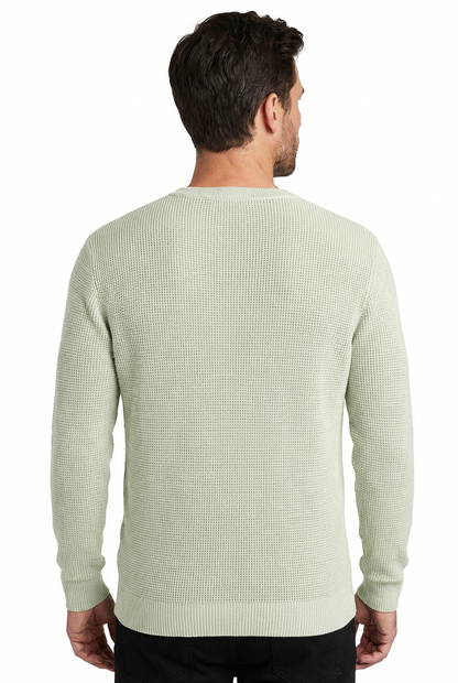 Sweater Men V-Neck Long Sleeve Warm Pullover Smart Casual
