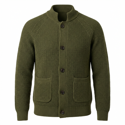 Jacket Men Button Front Long Sleeve Regular Fit