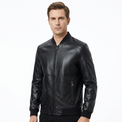 Jacket Men’s Lined Loose Fit Zipper Closure Preston Hartley