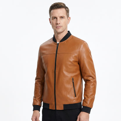 Jacket Men’s Lined Loose Fit Zipper Closure Preston Hartley