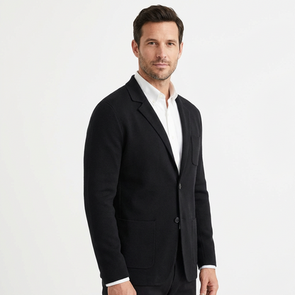 Business Blazer Men Slim Fit Structured Design