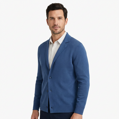 Business Blazer Men Slim Fit Structured Design