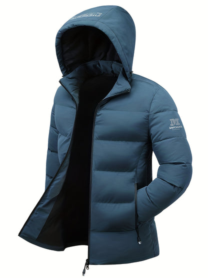 Jacket Men’s Full-Zip Hooded Winter Coat