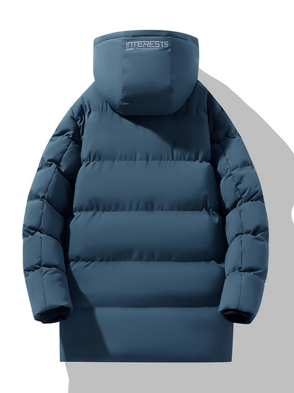 Jacket Men’s Full-Zip Hooded Winter Coat