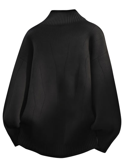 Cardigan Men’s Cable-Knit Oversized Full-Zip Pullover Sweater